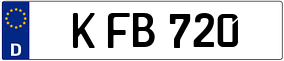 Truck License Plate